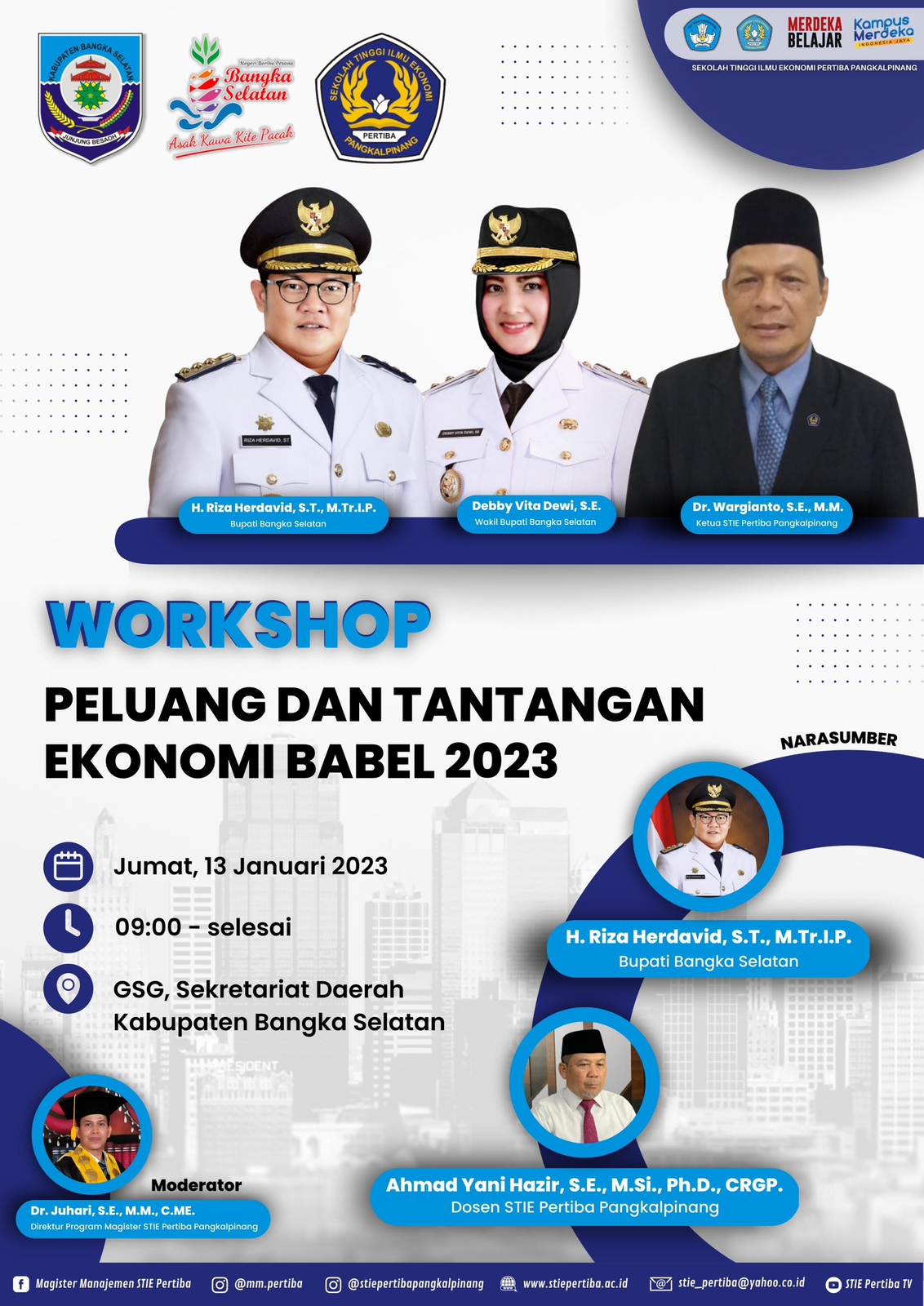 Workshop Peluang dan Tantangan Ekonomi Babel 2023